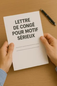 mains tenant un courrier