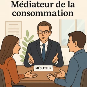 un homme en costume discute avec un couple