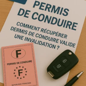 permis de conduire et clés