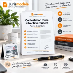 Modèle de contestation d'une infraction au code de la route